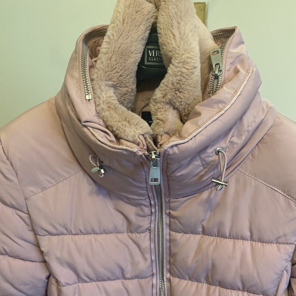 Zara jacket warm lining Inner Faux Fur Collar Inner Knit Zipped Cuffs - Picture 4 of 13